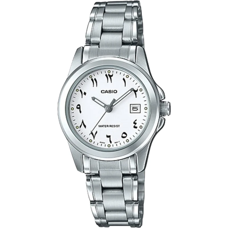 Montre Casio Arabic Dial Femme LTP-1215A-7B3 Blanc