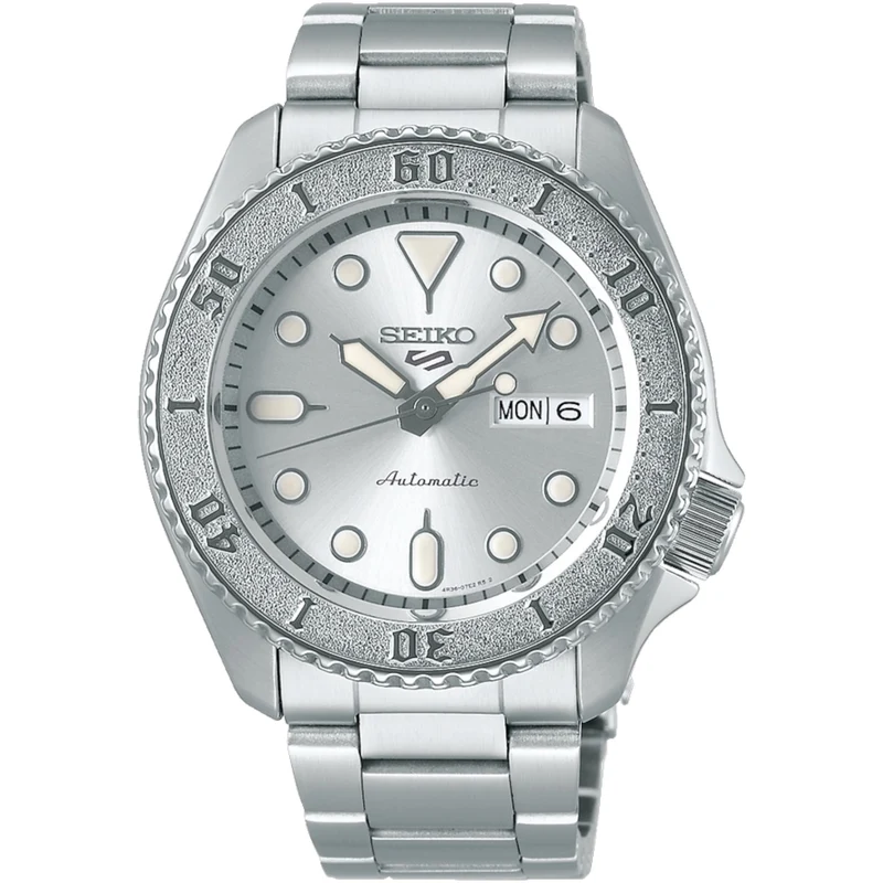 Montre Automatique Homme Seiko 5 Sports SRPE71K1 Argenté Bracelet Acier
