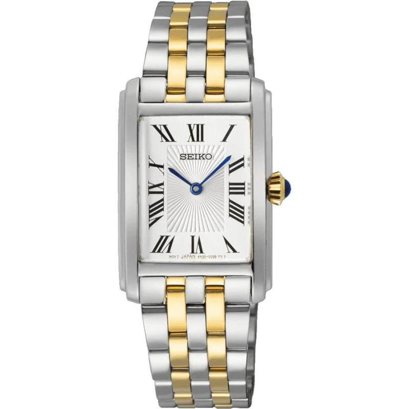 Montre Seiko Essentials Femme Roman Dial SWR087P1 Argenté et Doré