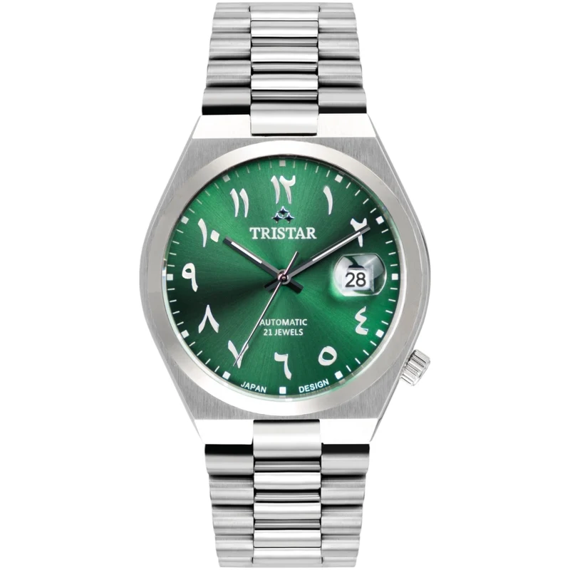 Montre Tristar Arabic Dial NJ33GMSSM02 Vert Automatique